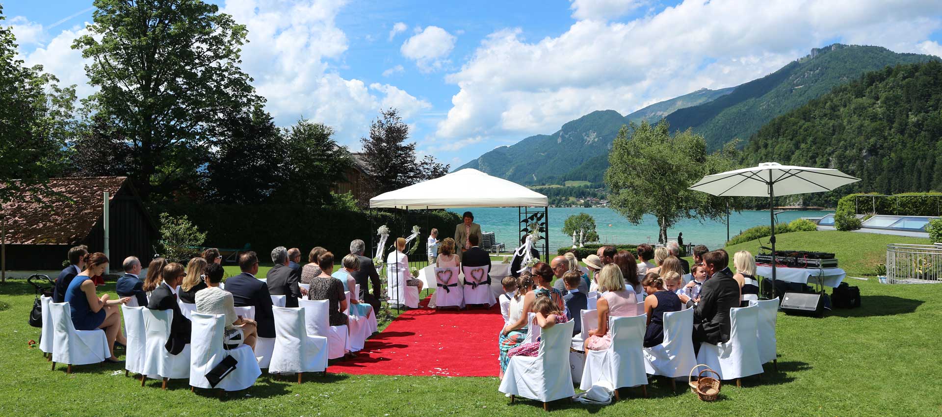 Wolfgangsee1 Hochzeit am Wolfgangsee Salzburg